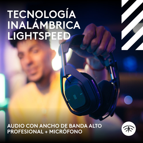 Audífonos Inalámbricos Logitech G Astro A50 X Gaming Negro