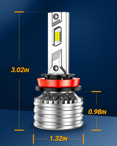 Bombillas Antiniebla Sealight X4i H11/h8/h9, 55 000 Lm, Supe