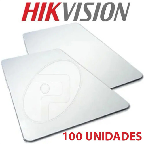 Pack 100 Tarjeta Proximidad Mifare 13.56mhz Acceso Hikvision
