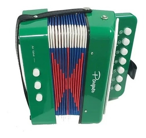 Acordeon Mini Instrumento Musical Niños Teclas Didáctico