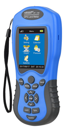 Medidor De Tierra Noyafa Nf-198, Gps, Portátil, Digital, Lcd