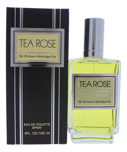 Tea Rose De Perfumers Workshop Para Mujer, Spray De 4 Oz Edt
