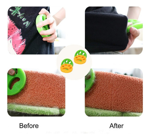 Removedor De Pelo Mascota Atrapa Pelusa Lavadora Bolas 8 Pcs