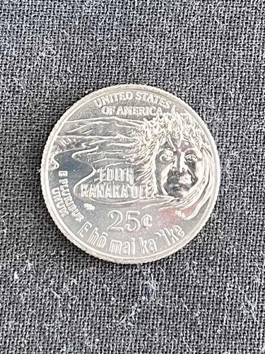 Estados Unidos - 25 Cents - Año 2023 D - Edith Kanaka'ole