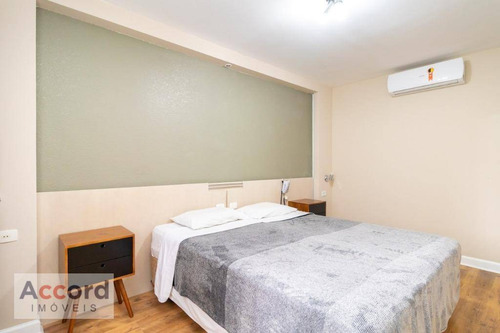 Flat Com 1 Dormitório À Venda, 38 M² Por R$ 220.000,00 - Batel - Curitiba/pr - Fl0001