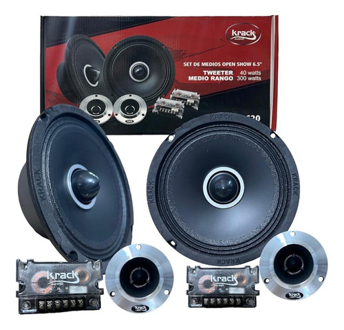 Set De Medios Krack 6.5 2 Vias Ktm-620