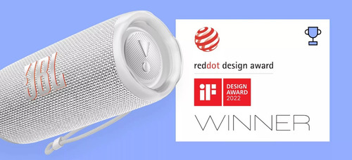 Alto-falante portátil Bluetooth Jbl Flip 6, branco