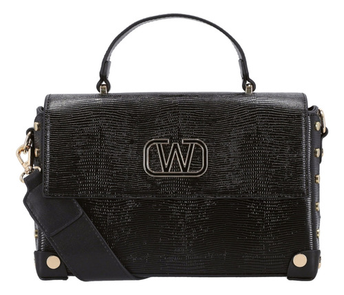 Bolsa Cross Body Para Mujer Westies Negro Hbanetowe