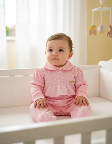 Macacão De Bebê Rosa Princesa Luxo Rosa P