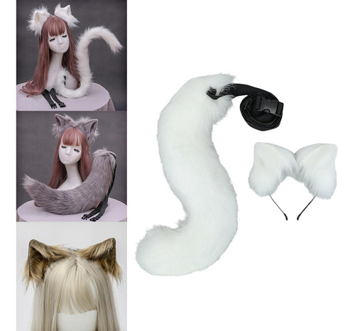 Kit De Disfraz De Diadema Con Orejas De Zorro Y Animal