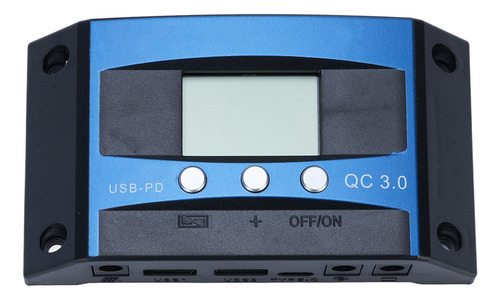Controlador Solar Mppt De 12 V, 24 V, Pantalla Lcd Autoadapt