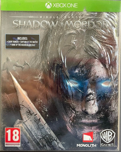 Middle Earth Shadow Of Mordor Steelbook Xbox One