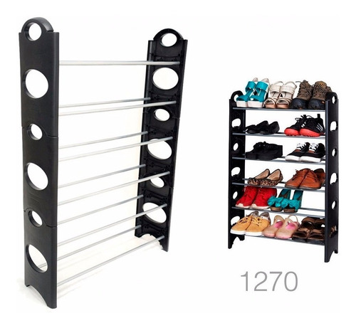Imagen 8 de 8 de Zapatera Rack Organizador Zapatos 10 Niveles Super Resistent