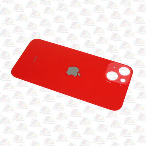Refaccion Tapa Trasera Cristal Para iPhone 13 Rojo Adhesivo
