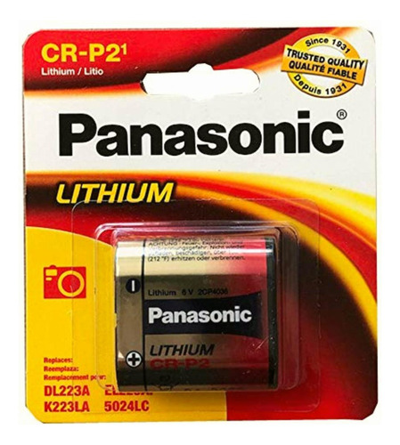 Panasonic Cr-p2pa/1b Household Battery Single-use Battery