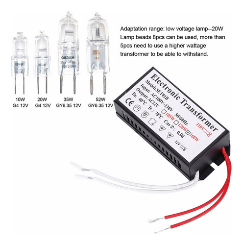 Convertidor De Voltaje Transformador Electrónico 110v A 12v