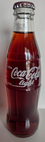 Botella De Coca Cola Light Llena Año 2013