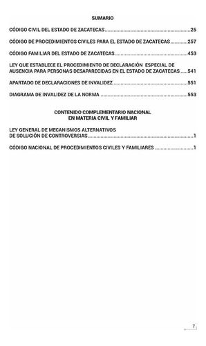 Legislación Esencial Civil Y Familiar De Zacatecas 2025. Código Civil, Procedimientos Civiles, Codigo Familiar De Zacatecas. Código Nacional De Procedimientos Civiles Y Familiares. Acceso A Web App