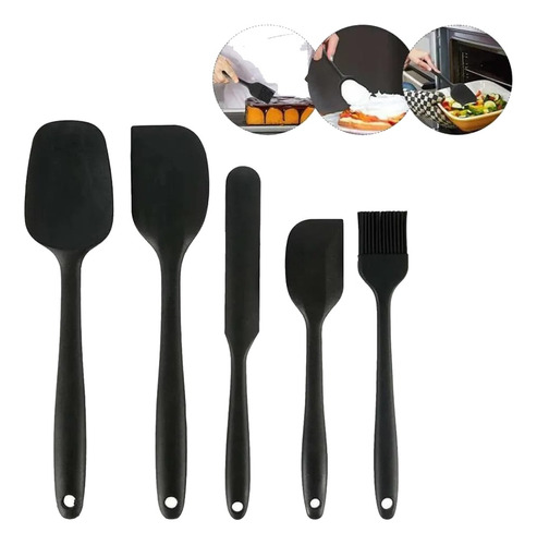 Utensílio Cozinha Silicone Pão Duro Colher Espátula Pincél