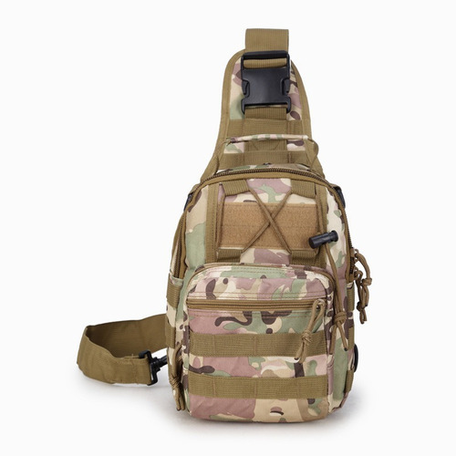 Pechera Mochila Táctica Militar Bandolera Hombre 3 En 1