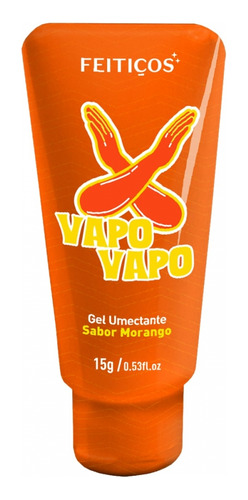 Gel Umectante Sabor Morango Vapo Vapo De 15g