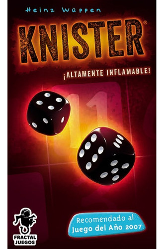 Knister Mini Altamente Inflamable Juego De Mesa Fractal