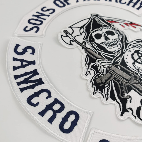 Parche Mc, Sons Of Patch Anarchy Biker, Parches Traseros Par