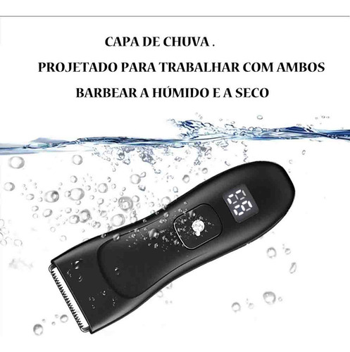 Aparador De Cabelo Masculino Elétrico Para Partes Íntimas