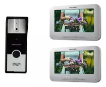 Comprar Video Portero Hikvision 2 Monitores - Electrocom - Color Blanco