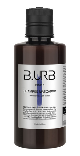 Shampoo Matizador Profissional Cabelo Platinado 250ml B.urb