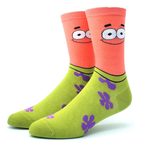 Meias De Desenho Animado Do Bob Esponja Calça Quadrada Para