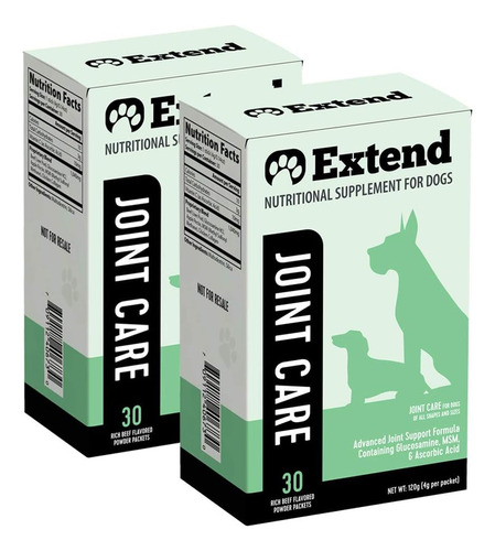 Caja De Glucosamina Extend Joint Care Con Msm Para Perros Ca