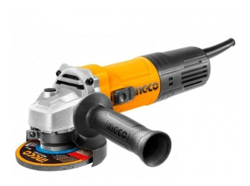 Imagen 1 de 1 de Amoladora angular Ingco AG90028 de 50 Hz/60 Hz color naranja 900 W 220 V - 240 V + accesorio