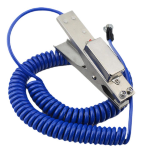 . Cable Espiral De Puesta A Tierra Antiestático De 5m Con