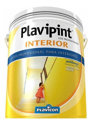 Latex Profesional Para Interiores Antihongo Plavipint 10 L