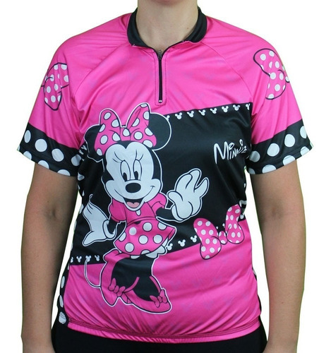 Camisa Befast Feminina Minie Rosa Ciclismo Mais Barata Uv50