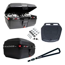 Comprar Baú Bauleto 52 Litros Cg 160 Quadrado Cabe 2 Capacetes Base