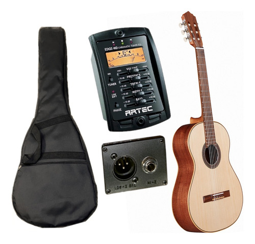 Guitarra Criolla Fonseca 65ec Con Funda - Plus