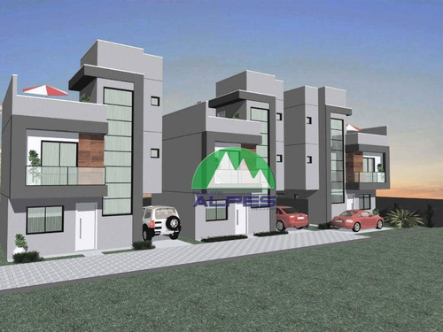 Triplex Sobrado Com 3 Dormitórios À Venda, 104 M² Por R$ 540.000 - Guaíra - Curitiba/pr - So0967