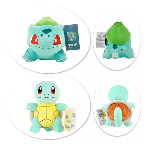Set De Peluches Pokémon De Algodón Pp Suave