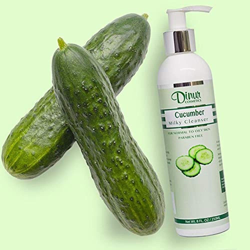 Dinur Cosmetics Cucumber Milky Cleanser 8 Fl. Onz. 250 Ml.