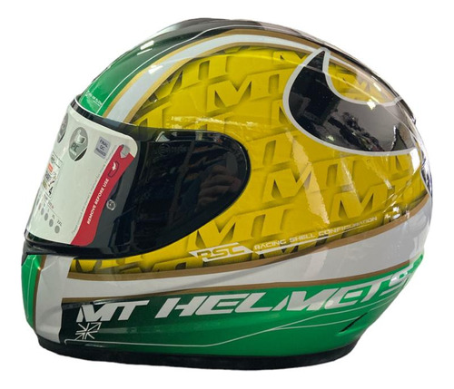 Casco Integral Mt Thunder Bull Gloss Talle L