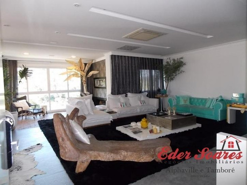 Imagem 5 de 15 de Penthouse Tamboré: Finíssima Decoração: Porteira Fechada - Es336k