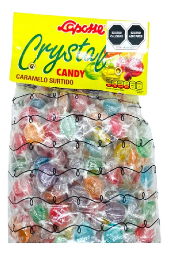 Laposse Crystal Candy Caramelo Surtido 420 Grs
