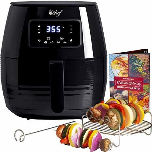 Deco Freidora Sin Aceite Digital Air Fryer Multiusos 5.8 Qt 