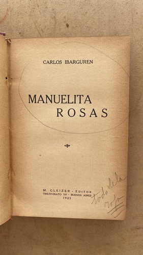 Manuelita Rosas - Ibarguren, Carlos