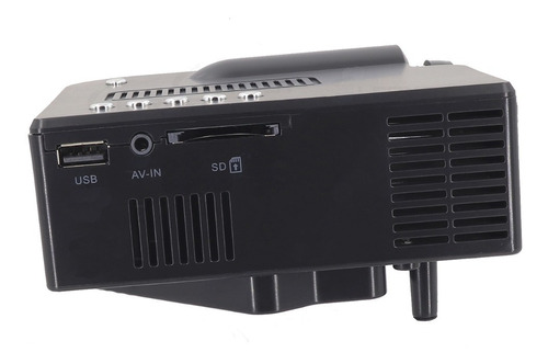 Imagem 3 de 3 de Projetor Mini Maxnova Plc-08 48lm Preto 110v/220v