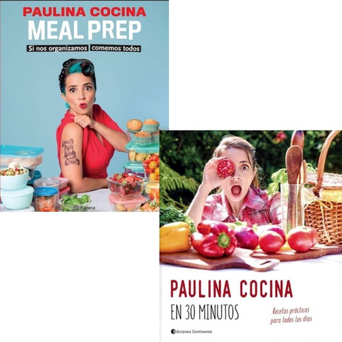 Imagen 1 de 4 de Pack Paulina Cocina - Meal Prep + En 30 Minutos