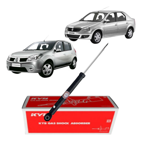 Amortecedor Traseiro Renault Logan Sandero 2007 A 2014