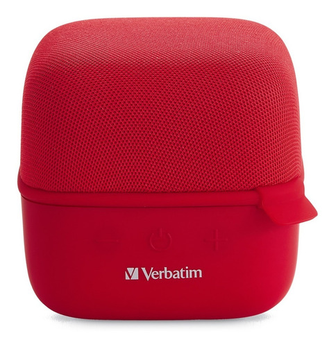 Parlante Bluetooth Portátil Verbatim Cube Tws Rojo